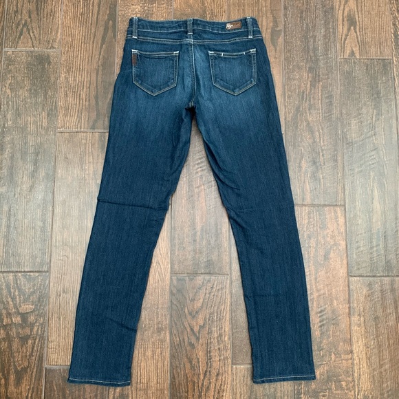 Paige Peg Skinny Jeans Dark Wash Made in USA - Picture 3 of 8